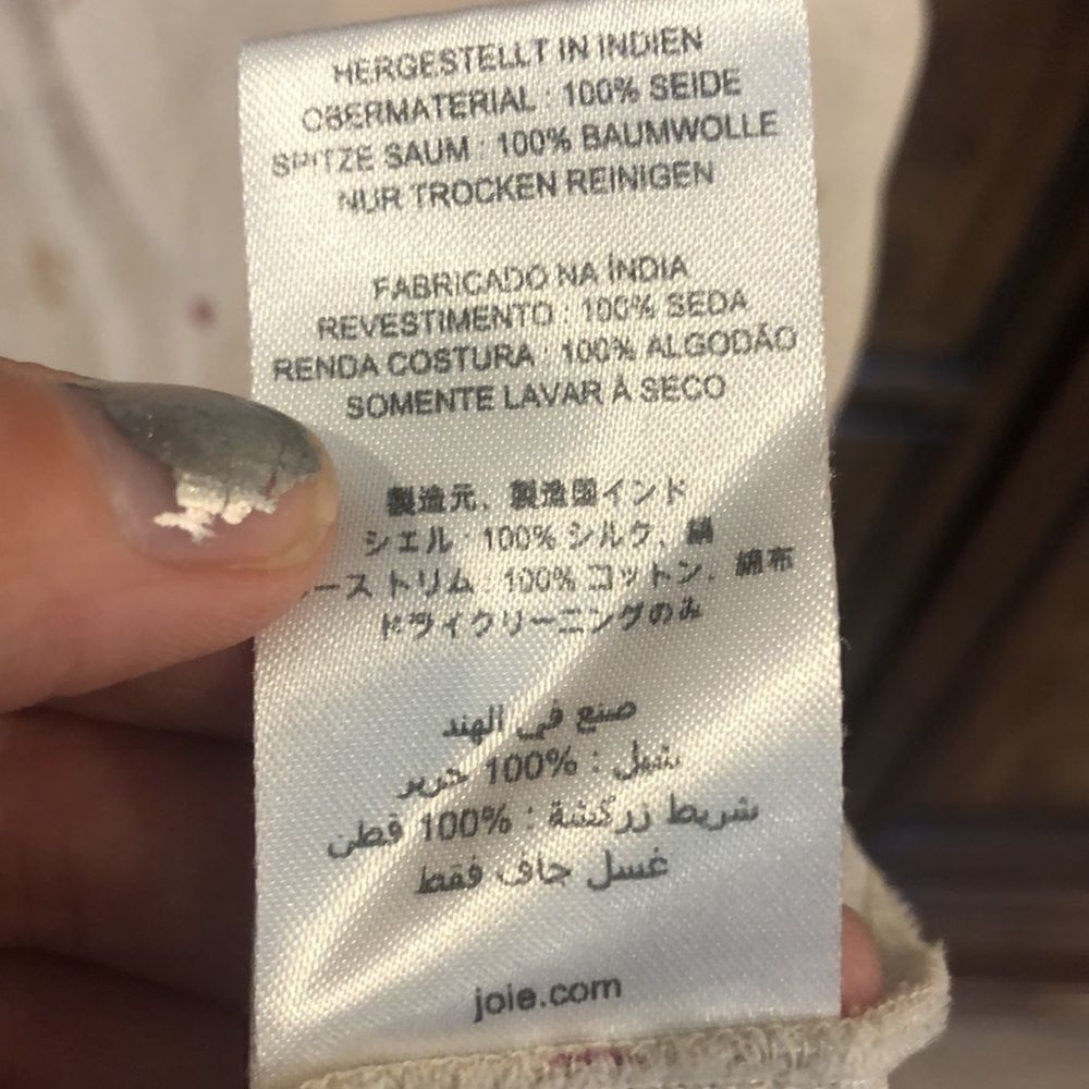 Joie silk see through top - Picture 11 of 14
